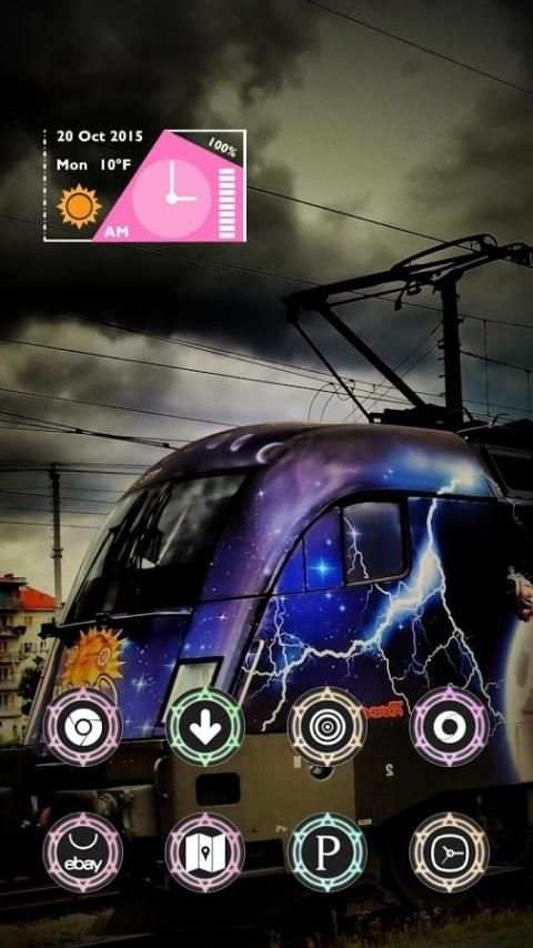 Train with Thunder Theme screenshot 1