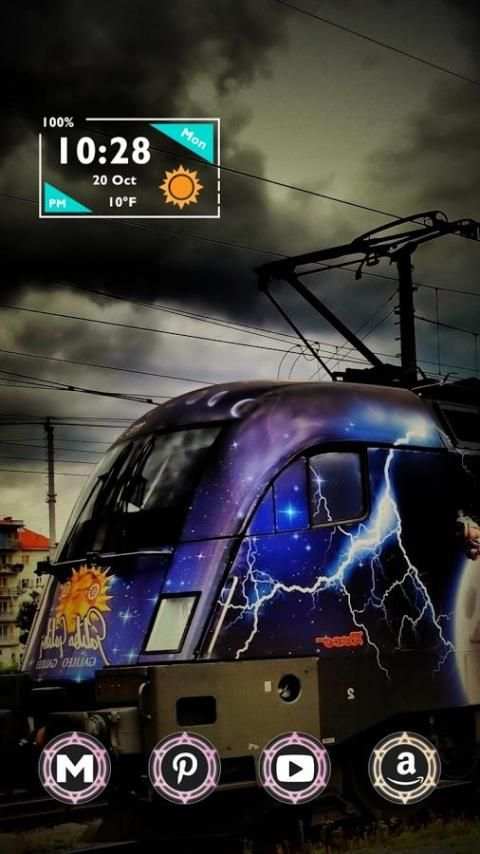 Train with Thunder Theme स्क्रीनशॉट 2