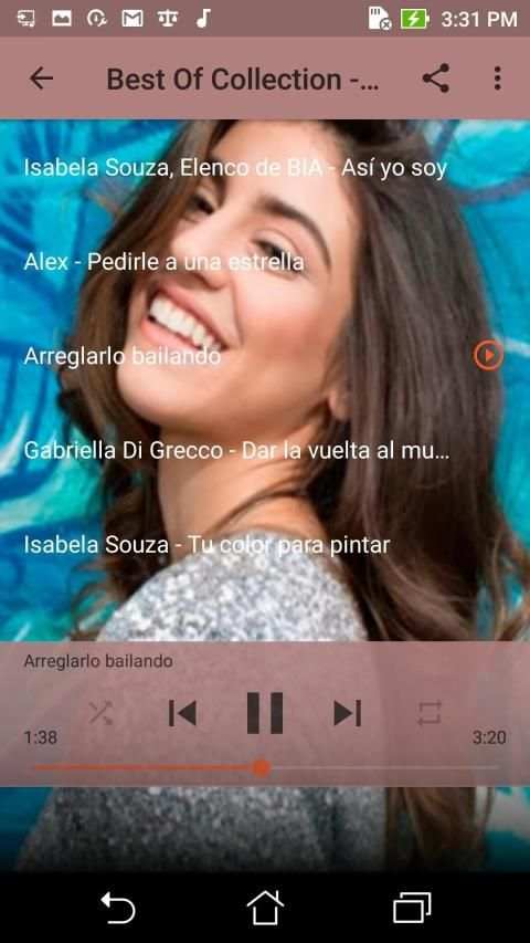 Elenco de BIA {} Así yo soy {Isabela Souza} screenshot 1