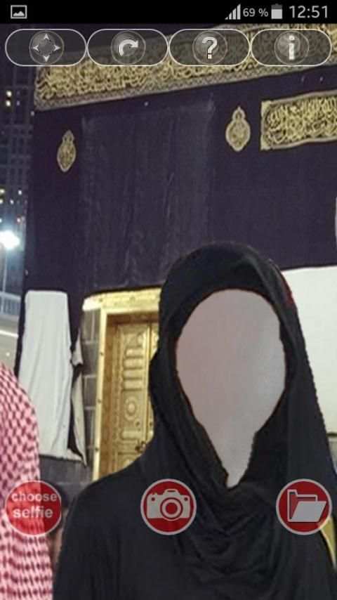 selfie with kaaba- montage 2 تصوير الشاشة