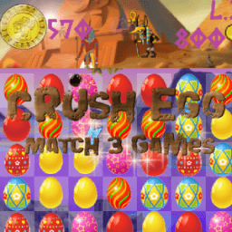 Crush Egg Match 3 Games أيقونة