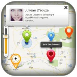 Friend Family Locator : No Net أيقونة