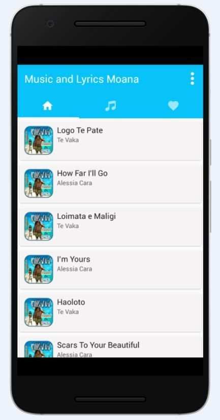 Music & Lyrics for Moana OST 3 تصوير الشاشة