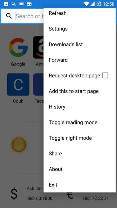 5G Internet Browser screenshot 1