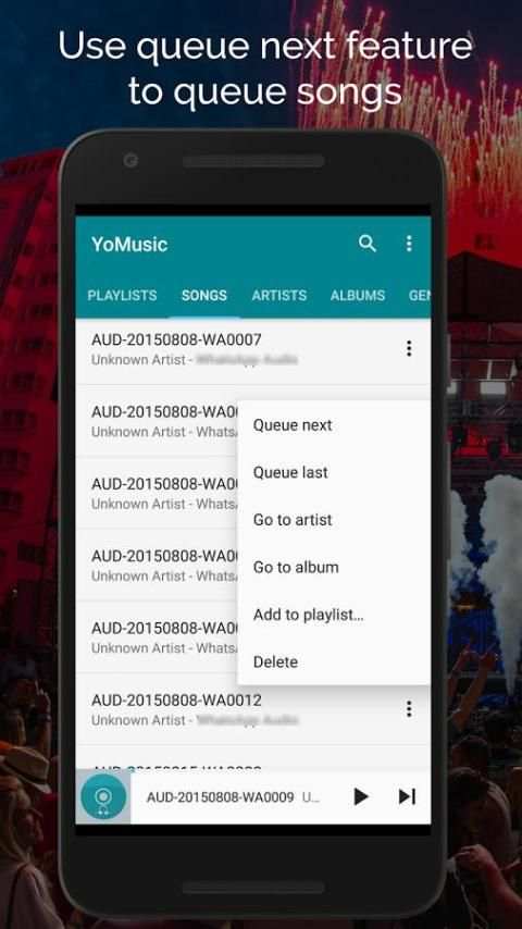 Yo Music Player स्क्रीनशॉट 10