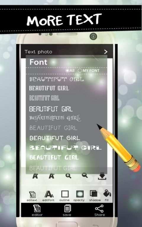 TextEditor Photo Collage Maker screenshot 2
