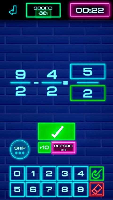 Fraction Challenge: Math games स्क्रीनशॉट 36