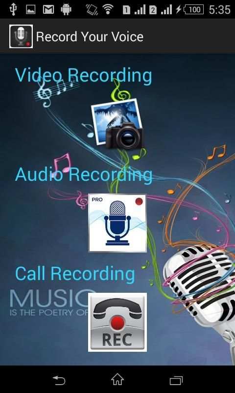Call Recorder Audio Recorder screenshot 2