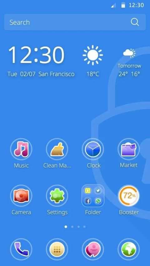 Locker CM Launcher theme स्क्रीनशॉट 4