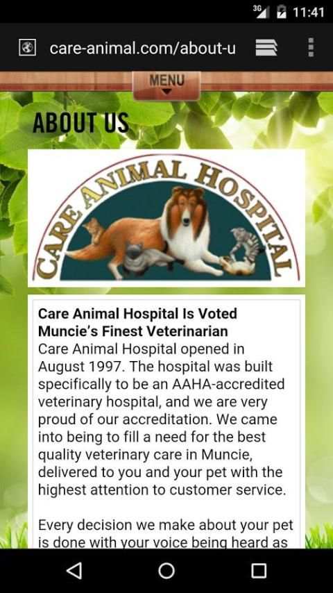 Care Animal Hospital screenshot 1