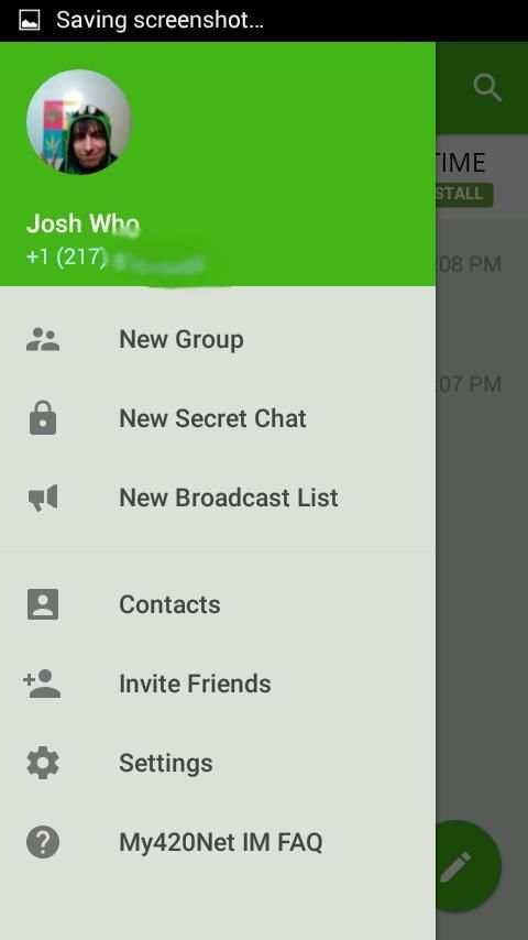 My420Net Messenger स्क्रीनशॉट 4