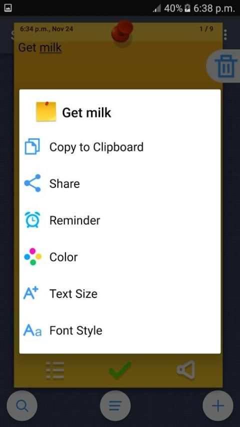 Sticky Notes скриншот 3