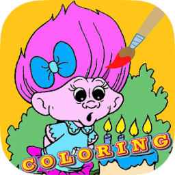 ikon Coloring game troll creator