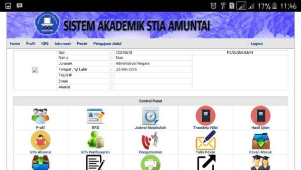 STIA SIAKAD screenshot 1