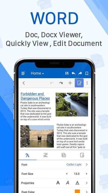 Docx Reader, Word Viewer, Word Office for Android स्क्रीनशॉट 4