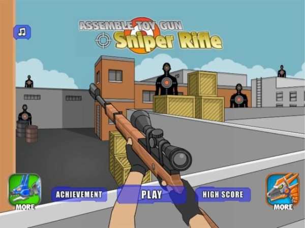 Assemble Toy Gun Sniper Rifle screenshot 2