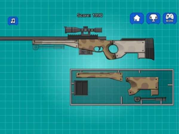 Assemble Toy Gun Sniper Rifle screenshot 3
