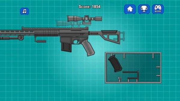Assemble Toy Gun Sniper Rifle screenshot 8