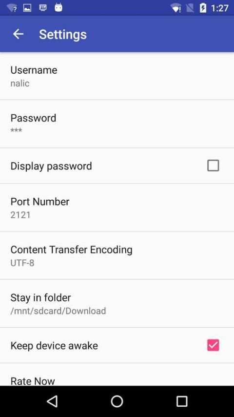 WiFi FTP (WiFi File Transfer) screenshot 2