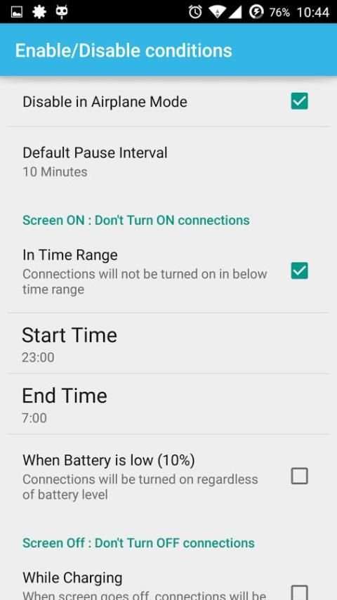 AutoCon - Save Battery & Data screenshot 11