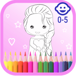 Princess Coloring Book 4 Kids icon