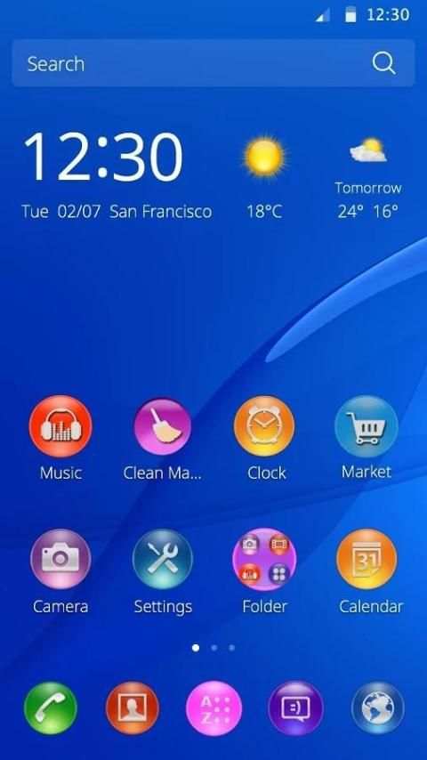 Tema untuk Sony Xperia Z3 screenshot 3