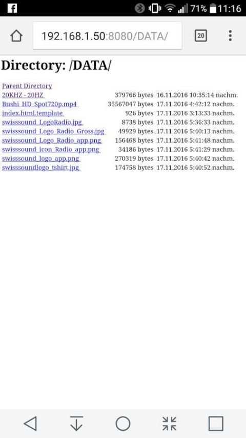 HTTP Server 4" - >10" 4 تصوير الشاشة