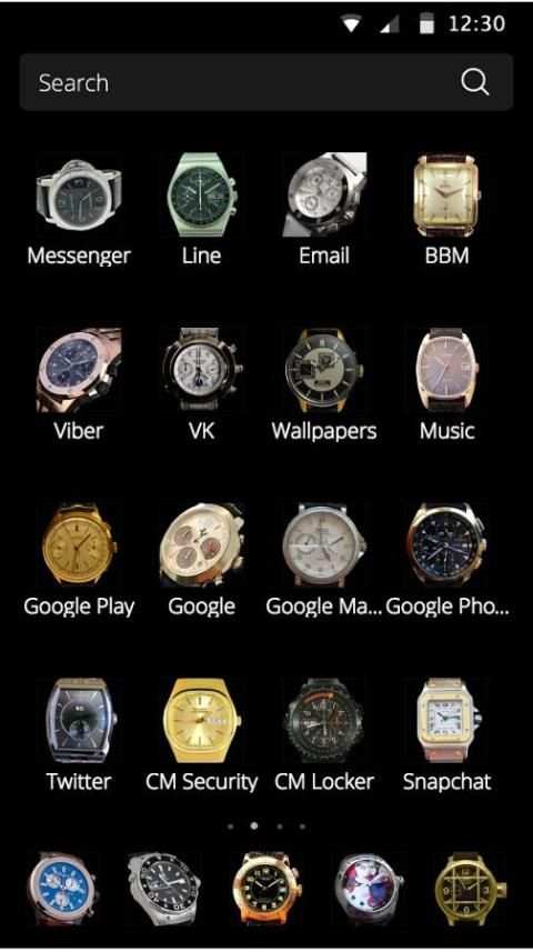 Watch icon theme screenshot 3