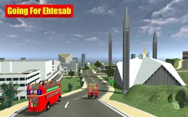 PK Imran Khan Ehtesab Bus Sim screenshot 11