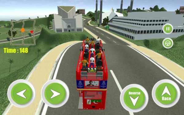 PK Imran Khan Ehtesab Bus Sim screenshot 3