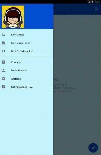 Bat messenger screenshot 1