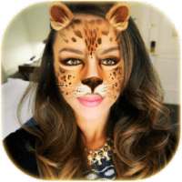 Anjing wajah - foto editor logo