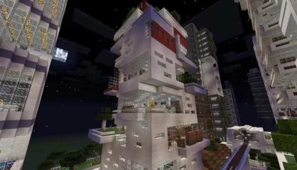 Modern city map for minecraft screenshot 2