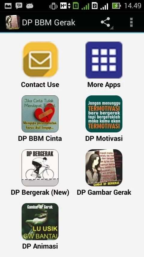 Gambar DP Bergerak 5 تصوير الشاشة