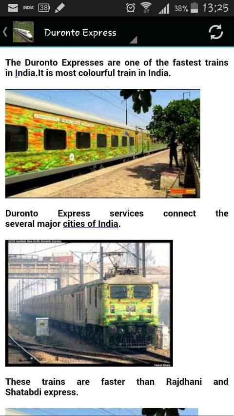 High Speed Trains In India screenshot 2