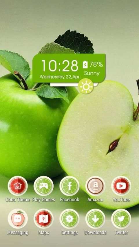 Crisp green apple theme screenshot 3