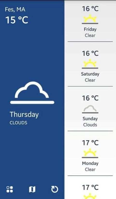 Weather - Météo - الطقس screenshot 5