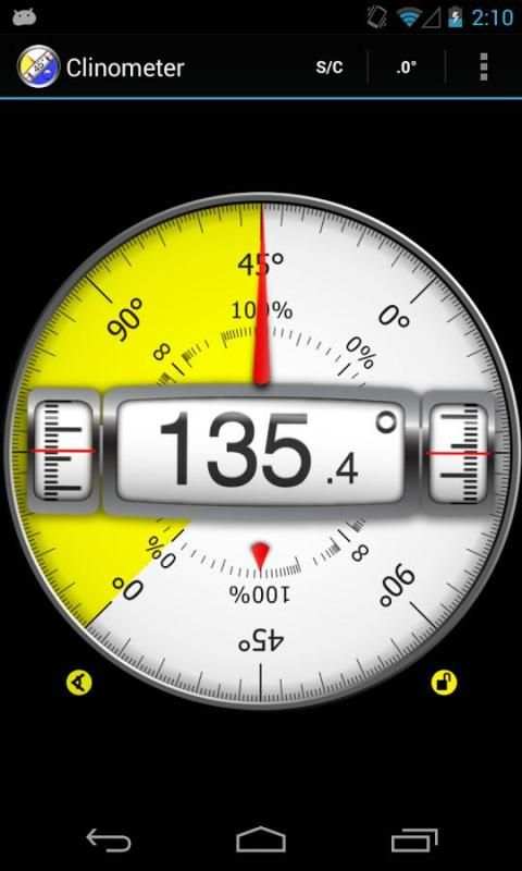 Clinometer + bubble level скриншот 1