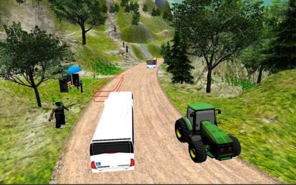 Off Road Bus Simulation 2016 स्क्रीनशॉट 6
