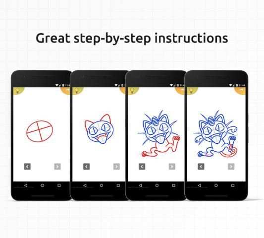 How to draw Pokemons screenshot 1