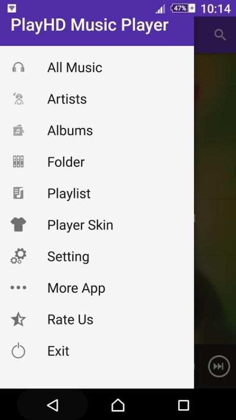 PlayHD Music Player 3 تصوير الشاشة
