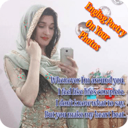 English Poetry Frames On Photo icon