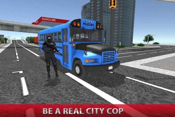 Polisi bus chase: crime kota screenshot 6