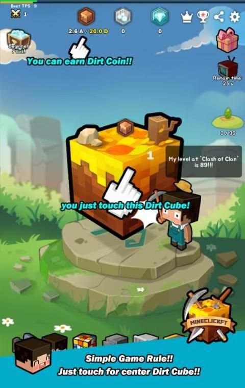 MineClickFT : Hero Edition 3 تصوير الشاشة