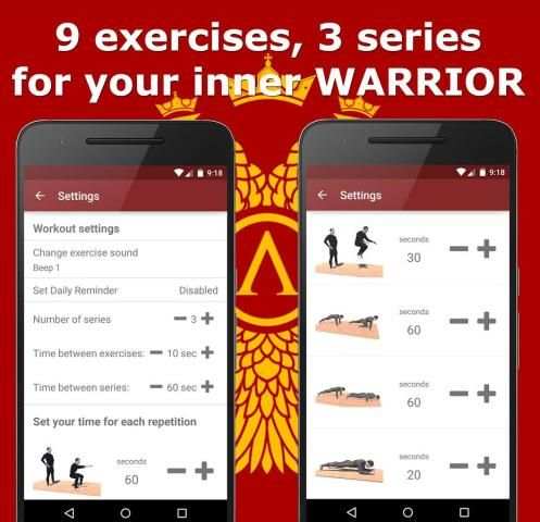 Spartan Workout скриншот 2