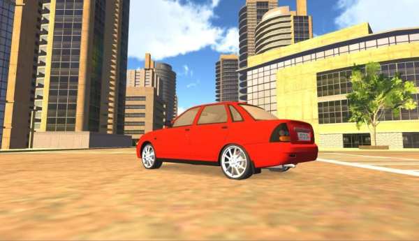 Car Simulator Driving : Lada Priora Tuning स्क्रीनशॉट 7