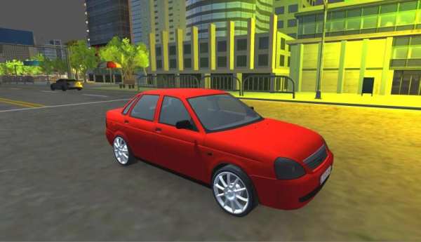 Car Simulator Driving : Lada Priora Tuning स्क्रीनशॉट 6