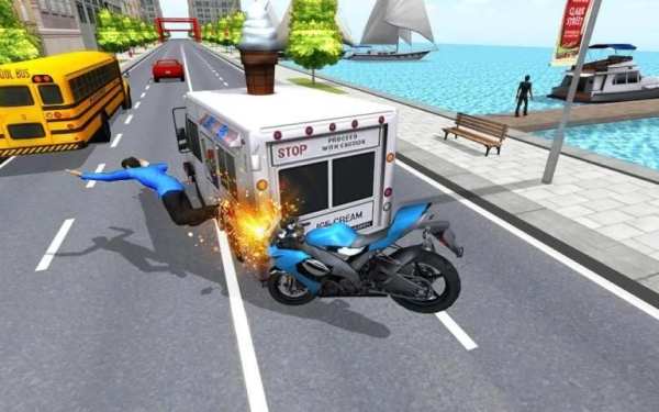 Moto Racing 3D स्क्रीनशॉट 1