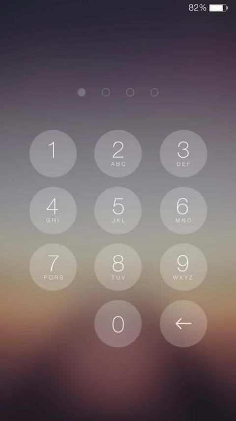 iDO Lock screen theme for OS8 स्क्रीनशॉट 2
