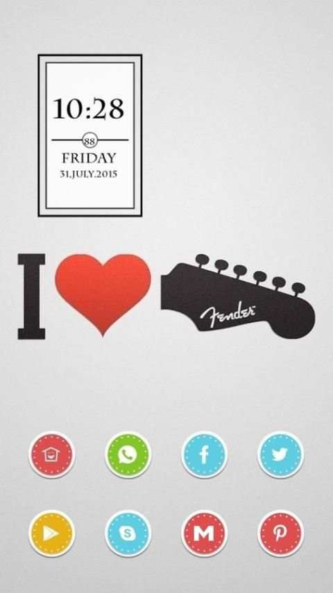Romantic Words Theme screenshot 3